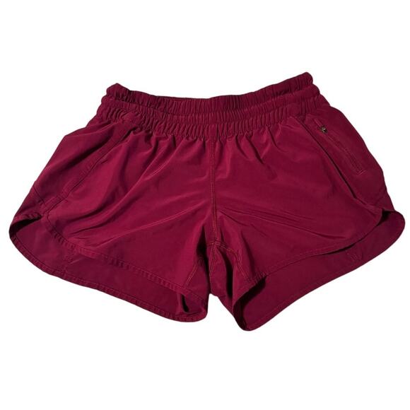 Lululemon Run Speed Shorts – Size 10 – Magenta / Raspberry Pink Rare Color - Picture 1 of 6